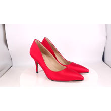 2019 Fashion Stiletto High Heel Women's Pumps Red Satin x19-c152 Ladies Wedding Bride Shoes Heels for women